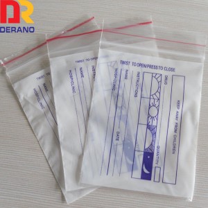 LDPE bolso ziplock de la medicina personalizada barato por mayor
